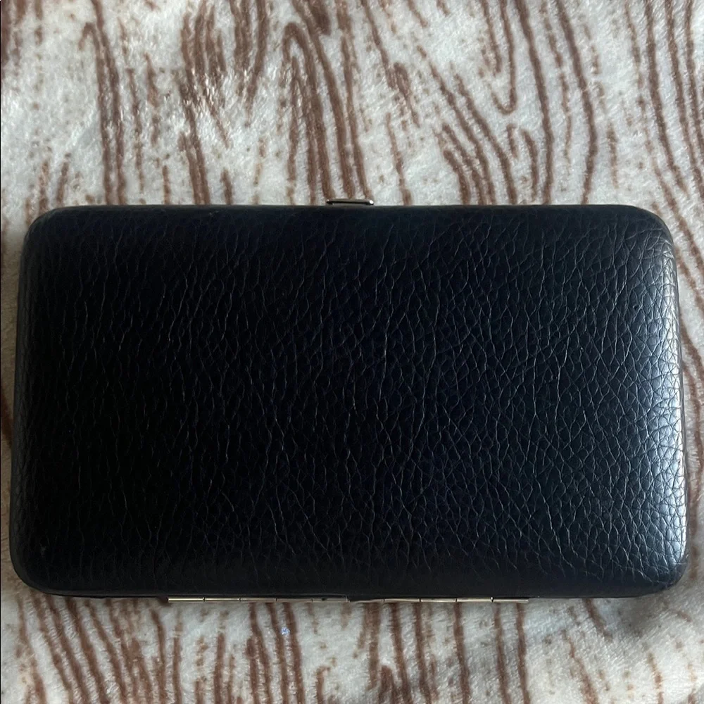 Black Textured Wallet - Picture 1 of 2
